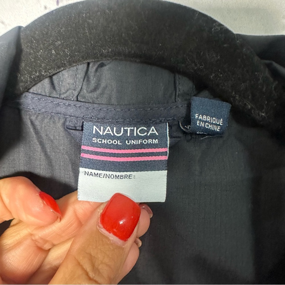 Nautica Kid’s Dark Blue Windbreaker/Rain Jacket - Picture 3 of 4